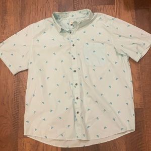 Magellan Classic Fit Short Sleeve Button Up 2XL